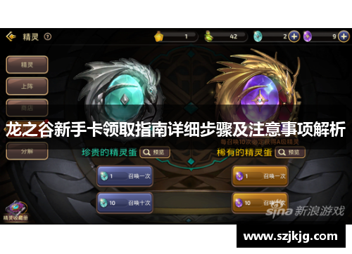 龙之谷新手卡领取指南详细步骤及注意事项解析